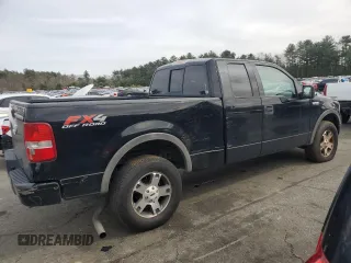 2004 Ford F-150 XLT with VIN 1FTPX14574NA88236, listed as a Copart auction lot 47227265 with 129,660 mi miles and Salvage Title. Bid and sale history available at carsss.com. Image 3.