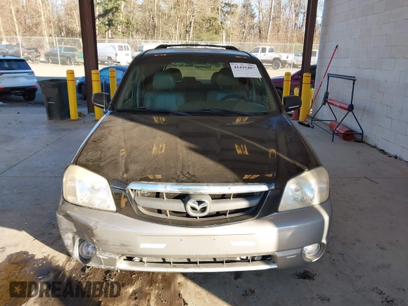 2002 Mazda Tribute LX with VIN 4F2CU08172KM58561, listed as a IAAI auction lot 41435407 with 141,908 mi miles and . Bid and sale history available at carsss.com. Image 12.