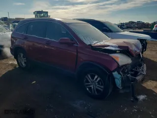 2011 Honda CR-V EX-L with VIN JHLRE4H7XBC025543, listed as a Copart auction lot 45206435 with 237,623 mi miles and Salvage Title. Bid and sale history available at carsss.com. Image 4.