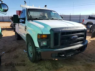 2008 Ford F-250 with VIN 1FDNF20568EE39063, listed as a Copart auction lot 81546053 with 260,163 mi miles and Salvage title. Bid and sale history available at DreamBid. Image 4.