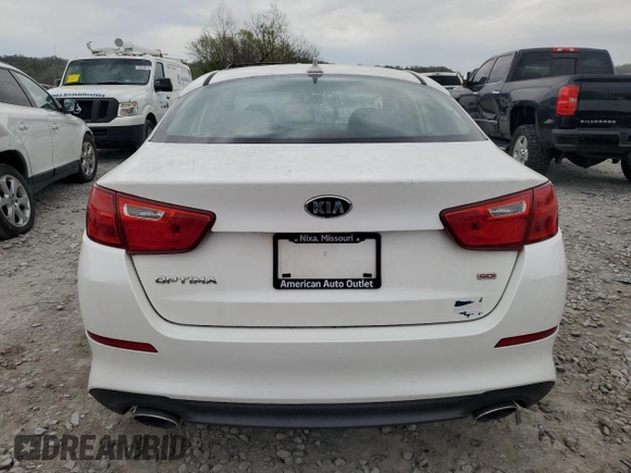 2015 Kia Optima LX z VIN KNAGM4A78F5645140, wystawiony jako Copart lot #53364945 z przebiegiem 91 649 mil mil oraz Szkoda całkowita • Salvage title. Historia ofert i sprzedaży dostępna na DreamBid. Obrazek 6.