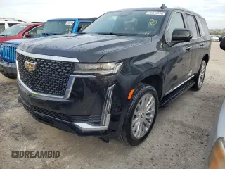 2024 Cadillac Escalade 4WD Premium Luxury z VIN 1GYS4BKL5RR109928, wystawiony jako Copart lot #76373354 z przebiegiem 4 962 mil mil oraz Nie do naprawy • Non repairable. Historia ofert i sprzedaży dostępna na DreamBid. Obrazek 1.