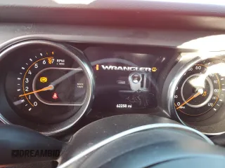 2022 Jeep Wrangler Unlimited Sport S with VIN 1C4HJXDG5NW155017, listed as a Copart auction lot 88606435 with 62,258 mi miles and Clean Title. Bid and sale history available at carsss.com. Image 9.