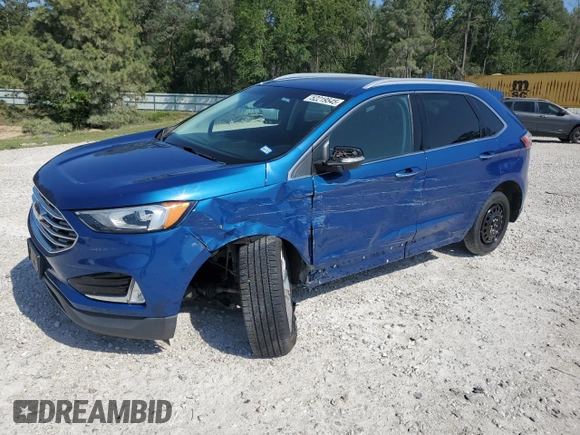 2020 Ford Edge Titanium z VIN 2FMPK3K91LBA72524, wystawiony jako Copart lot #52219545 z przebiegiem 97 192 mil mil oraz Szkoda całkowita • Salvage title. Historia ofert i sprzedaży dostępna na DreamBid. Obrazek 1.