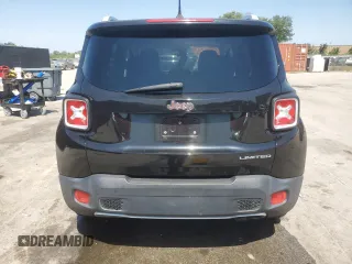 2017 Jeep Renegade Limited with VIN ZACCJADB2HPE38679, listed as a Copart auction lot 57443765 with 190,674 mi miles and Salvage title. Bid and sale history available at DreamBid. Image 6.