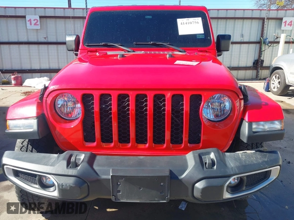 2021 Jeep Gladiator Freedom z VIN 1C6HJTAG7ML609661, wystawiony jako IAAI lot #41410756 z przebiegiem 44 636 mil mil oraz . Historia ofert i sprzedaży dostępna na DreamBid. Obrazek 12.