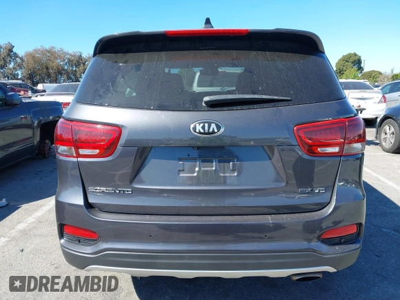2019 Kia Sorento EX V6 with VIN 5XYPH4A59KG457959, listed as a IAAI auction lot 41712748 with 56,958 mi miles. Bid and sale history available at carsss.com. Image 16.