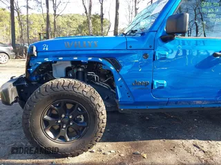 2021 Jeep Wrangler Unlimited Sport S with VIN 1C4HJXDG1MW722743, listed as a IAAI auction lot 41237900 with 35,662 mi miles and . Bid and sale history available at DreamBid. Image 17.