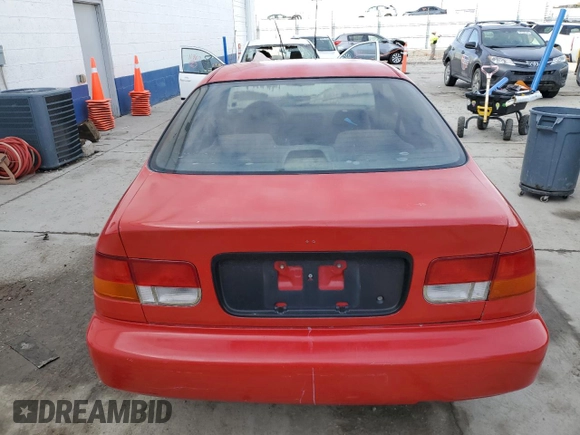1997 Honda Civic DX with VIN 1HGEJ6124VL029577, listed as a Copart auction lot 87476864 with 210,802 mi miles and Clean Title. Bid and sale history available at carsss.com. Image 6.