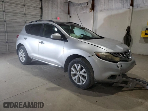 2012 Nissan Murano LE with VIN JN8AZ1MU4CW106146, listed as a Copart auction lot 83252484 with 235,414 mi miles and Salvage Title. Bid and sale history available at DreamBid. Image 4.