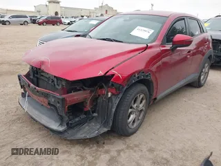 2019 Mazda CX-3 Sport with VIN JM1DKDB71K0423881, listed as a IAAI auction lot 41329976 with 65,341 mi miles. Bid and sale history available at carsss.com. Image 2.