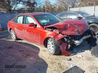 2013 Audi A4 Premium Plus z VIN WAUFFAFL5DN021657, wystawiony jako IAAI lot #41538701 z przebiegiem 114 326 mil mil oraz . Historia ofert i sprzedaży dostępna na DreamBid. Obrazek 1.