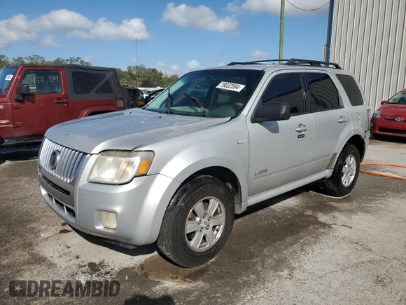 2008 Mercury Mariner with VIN 4M2CU81Z28KJ23595, listed as a Copart auction lot 79032594 with 212,428 mi miles and Salvage Title. Bid and sale history available at carsss.com. Image 1.