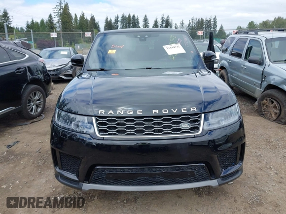 2020 Land Rover Range Rover Sport SE with VIN SALWG2SU5LA741348, listed as a IAAI auction lot 39484742 with 57,216 mi miles. Bid and sale history available at carsss.com. Image 12.
