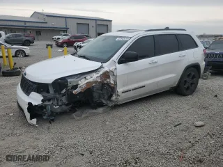 2018 Jeep Grand Cherokee Laredo E with VIN 1C4RJFAGXJC383660, listed as a Copart auction lot 47542415 with 145,585 mi miles and Salvage Title. Bid and sale history available at carsss.com. Image 1.