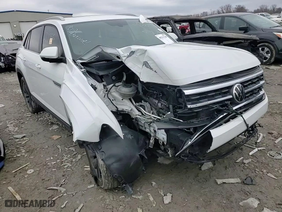 2022 Volkswagen Atlas Cross Sport 3.6L V6 SE w/Technology with VIN 1V2JE2CA5NC205078, listed as a Copart auction lot 81127324 with 0 mi miles and Salvage Title. Bid and sale history available at carsss.com. Image 10.