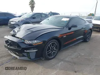 2021 Ford Mustang GT with VIN 1FA6P8CF2M5124404, listed as a IAAI auction lot 41072026 with 48,310 mi miles. Bid and sale history available at carsss.com. Image 17.