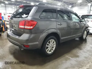 2015 Dodge Journey SXT with VIN 3C4PDDBG6FT600909, listed as a Copart auction lot 46151545 with 121,827 mi miles and Salvage Title. Bid and sale history available at DreamBid. Image 3.