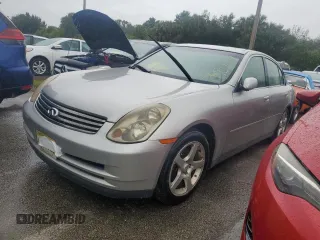 2003 Infiniti G35 with VIN JNKCV51E23M004889, listed as a Copart auction lot 74903104 with Not Provided miles and Salvage Title. Bid and sale history available at DreamBid. Image 1.