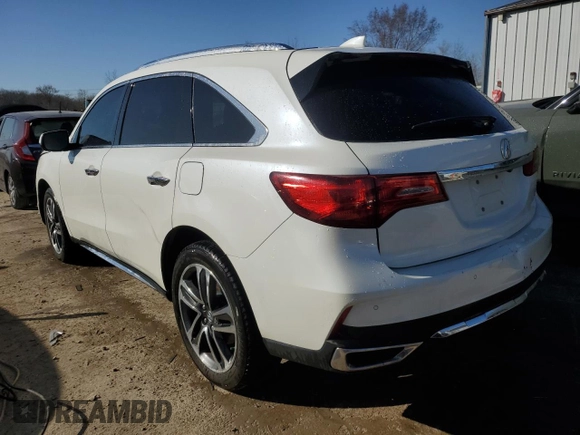 2017 Acura MDX w/Advance Pkg with VIN 5FRYD4H81HB002053, listed as a Copart auction lot 47751965 with 188,696 mi miles and Salvage Title. Bid and sale history available at carsss.com. Image 2.