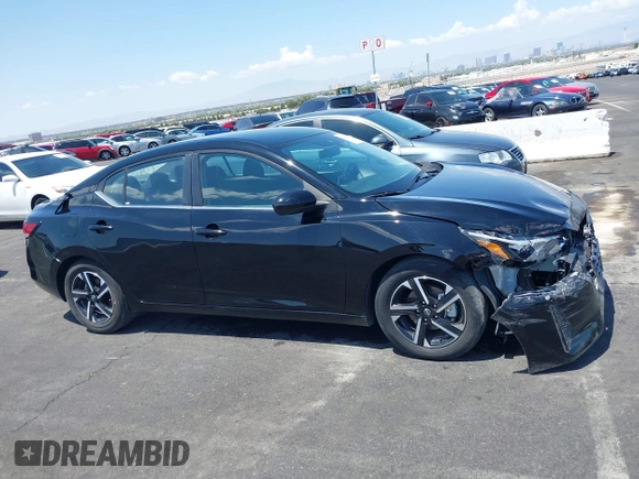 2024 Nissan Sentra SV with VIN 3N1AB8CV1RY252205, listed as a IAAI auction lot 42402273 with 23,328 mi miles and . Bid and sale history available at DreamBid. Image 13.