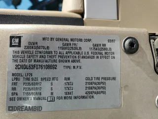 2007 Chevrolet Equinox LT with VIN 2CNDL63F076108692, listed as a Copart auction lot 45641435 with 161,327 mi miles and Salvage Title. Bid and sale history available at carsss.com. Image 13.