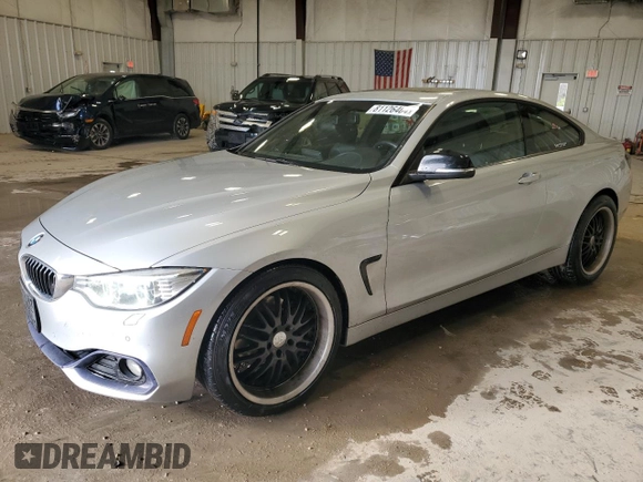 2014 BMW 4 Series 428i xDrive with VIN WBA3N5C50EF716417, listed as a Copart auction lot 81126464 with 119,757 mi miles and Clean Title. Bid and sale history available at DreamBid. Image 1.