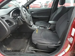2013 Chrysler 200 LX with VIN 1C3CCBAB7DN686759, listed as a Copart auction lot 51179425 with 144,238 mi miles and Salvage Title. Bid and sale history available at carsss.com. Image 7.