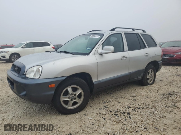 2003 Hyundai Santa Fe GLS with VIN KM8SC13E93U542588, listed as a Copart auction lot 85394024 with 75,910 mi miles and Clean Title. Bid and sale history available at carsss.com. Image 1.