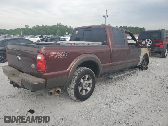 2015 Ford F-250 Lariat z VIN 1FT7W2BT2FED50354, wystawiony jako Copart lot #54244605 z przebiegiem Nie podano mil oraz Szkoda całkowita • Salvage title. Historia ofert i sprzedaży dostępna na DreamBid. Obrazek 3.