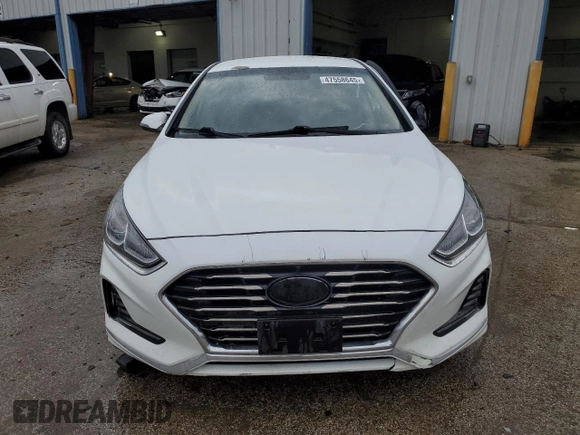 2018 Hyundai Sonata SEL with VIN 5NPE34AFXJH658789, listed as a Copart auction lot 47558645 with 82,936 mi miles and Salvage Title. Bid and sale history available at carsss.com. Image 5.