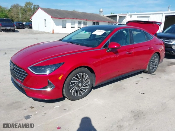 2022 Hyundai Sonata Hybrid Limited with VIN KMHL54JJ3NA039045, listed as a IAAI auction lot 41694476 with 40,818 mi miles. Bid and sale history available at carsss.com. Image 2.