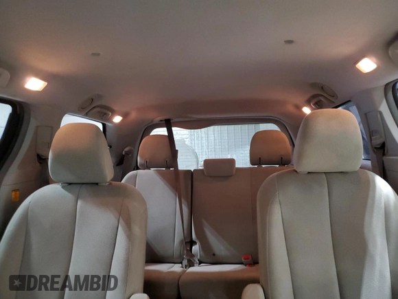 2012 Toyota Sienna with VIN 5TDZK3DC7CS231079, listed as a Copart auction lot 41809535 with 157,154 mi miles and Salvage Title. Bid and sale history available at carsss.com. Image 10.