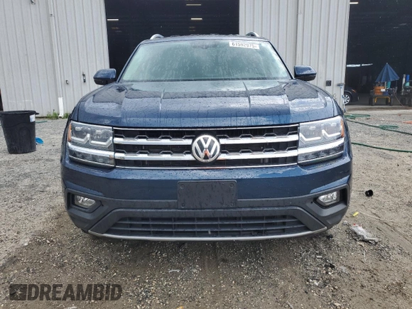 2019 Volkswagen Atlas SE with VIN 1V2DR2CA2KC582271, listed as a Copart auction lot 61592975 with 79,140 mi miles and Salvage title. Bid and sale history available at DreamBid. Image 5.