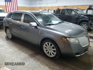 2010 Lincoln MKT with VIN 2LMHJ5AR5ABJ08639, listed as a Copart auction lot 49634215 with 165,252 mi miles and Non Repairable. Bid and sale history available at carsss.com. Image 4.