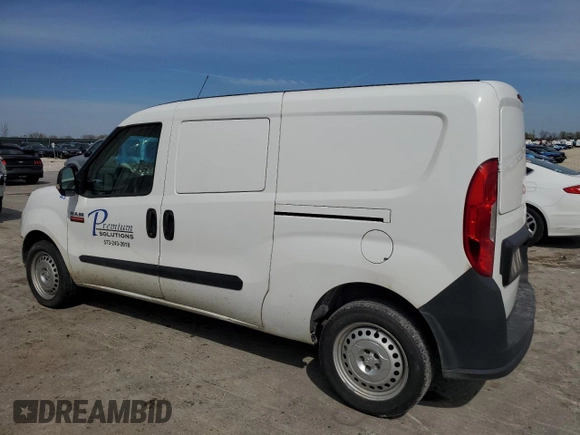 2019 Ram ProMaster City Cargo Tradesman with VIN ZFBHRFAB3K6M96572, listed as a Copart auction lot 48829804 with 108,237 mi miles and . Bid and sale history available at DreamBid. Image 2.