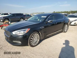 2015 Kia K900 Premium with VIN KNALU4D47F6024742, listed as a Copart auction lot 47054335 with 136,800 mi miles and Salvage Title. Bid and sale history available at carsss.com. Image 1.