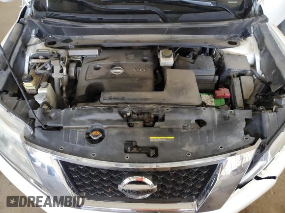 2015 Nissan Pathfinder SV z VIN 5N1AR2MM5FC695632, wystawiony jako Copart lot #53789225 z przebiegiem 145 391 mil mil oraz Szkoda całkowita • Salvage title. Historia ofert i sprzedaży dostępna na DreamBid. Obrazek 11.