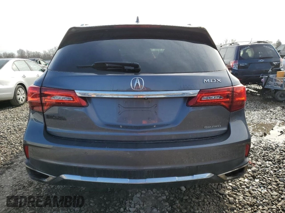 2017 Acura MDX w/Technology Pkg with VIN 5J8YD4H52HL002603, listed as a Copart auction lot 50289445 with 111,319 mi miles and Salvage Title. Bid and sale history available at carsss.com. Image 6.