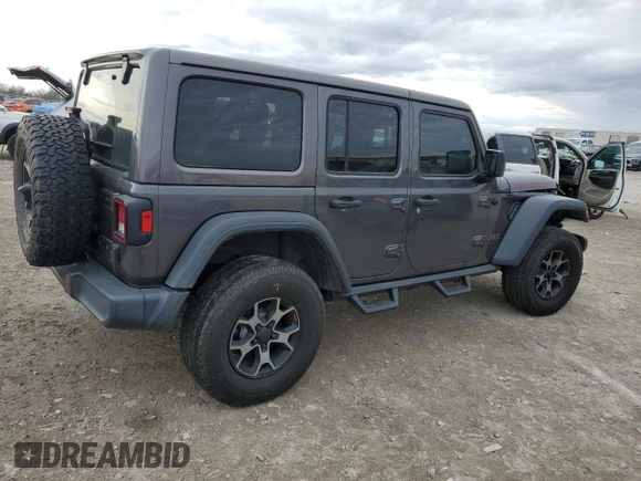 2019 Jeep Wrangler Unlimited Rubicon с VIN 1C4HJXFN0KW545613, выставлен на аукционе Copart как лот 42807785 с пробегом 64 510 миль миль и Списание • Salvage title. История ставок и продаж доступна на DreamBid. Изображение 3.