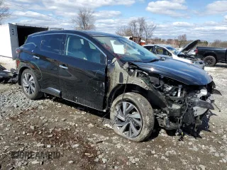 2021 Nissan Murano SL with VIN 5N1AZ2CS9MC115859, listed as a Copart auction lot 49058185 with 17,802 mi miles and Salvage Title. Bid and sale history available at DreamBid. Image 4.
