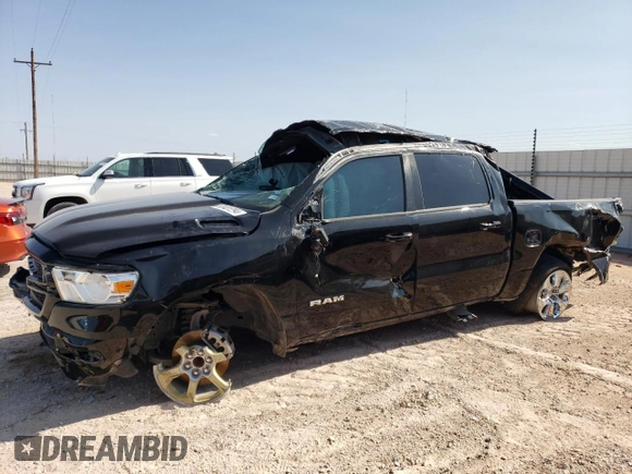 2022 Ram 1500 Lone Star with VIN 1C6RREFM3NN446083, listed as a Copart auction lot 63401294 with 41,239 mi miles and Non repairable. Bid and sale history available at DreamBid. Image 1.