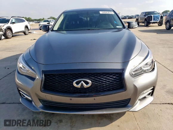 2015 Infiniti Q50 Premium with VIN JN1BV7AP5FM353384, listed as a Copart auction lot 54845015 with 152,690 mi miles and Salvage title. Bid and sale history available at DreamBid. Image 5.