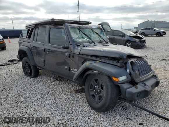 2020 Jeep Wrangler Unlimited Sport Altitude with VIN 1C4HJXDG6LW234273, listed as a Copart auction lot 48584185 with 74,936 mi miles and Salvage title. Bid and sale history available at DreamBid. Image 4.