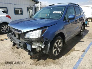 2017 Subaru Forester Premium with VIN JF2SJAEC2HH473203, listed as a Copart auction lot 49396895 with 81,085 mi miles and Salvage Title. Bid and sale history available at carsss.com. Image 1.