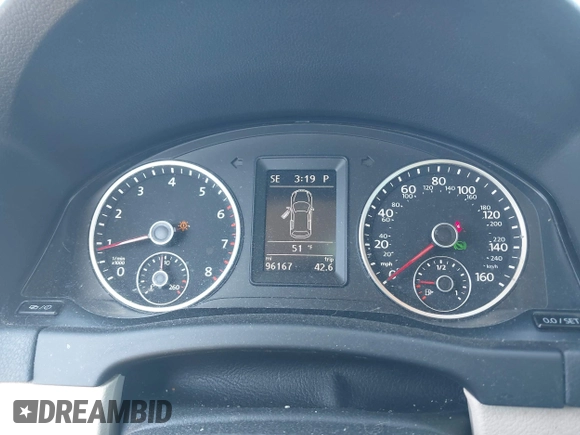 2016 Volkswagen Tiguan S with VIN WVGBV7AX4GW021564, listed as a IAAI auction lot 41995637 with 96,167 mi miles and . Bid and sale history available at DreamBid. Image 7.