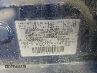 2017 Nissan Note SL with VIN 3N1CE2CP0HL356842, listed as a Copart auction lot 86265924 with 208,861 mi miles and Salvage title. Bid and sale history available at DreamBid. Image 12.