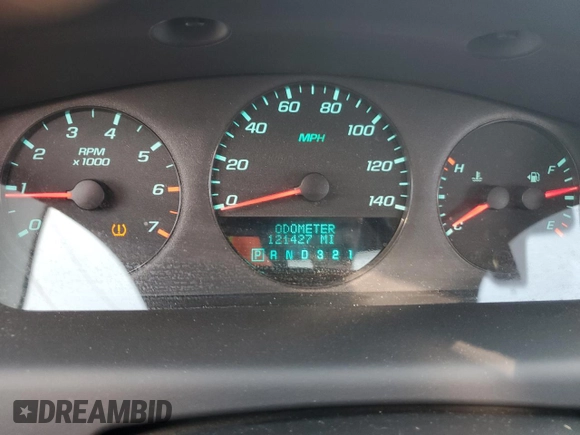 2011 Chevrolet Impala LS Fleet with VIN 2G1WF5EK2B1296624, listed as a Copart auction lot 49321455 with 121,427 mi miles and Non Repairable. Bid and sale history available at DreamBid. Image 9.