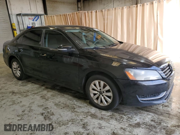 2013 Volkswagen Passat S with VIN 1VWAP7A30DC035351, listed as a Copart auction lot 84110754 with 268,287 mi miles and Salvage title. Bid and sale history available at DreamBid. Image 4.