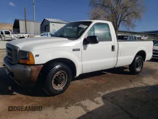 2001 Ford F-250 XL with VIN 1FTNF20L71EB58401, listed as a Copart auction lot 46979125 with 268,663 mi miles and Salvage title. Bid and sale history available at DreamBid. Image 1.